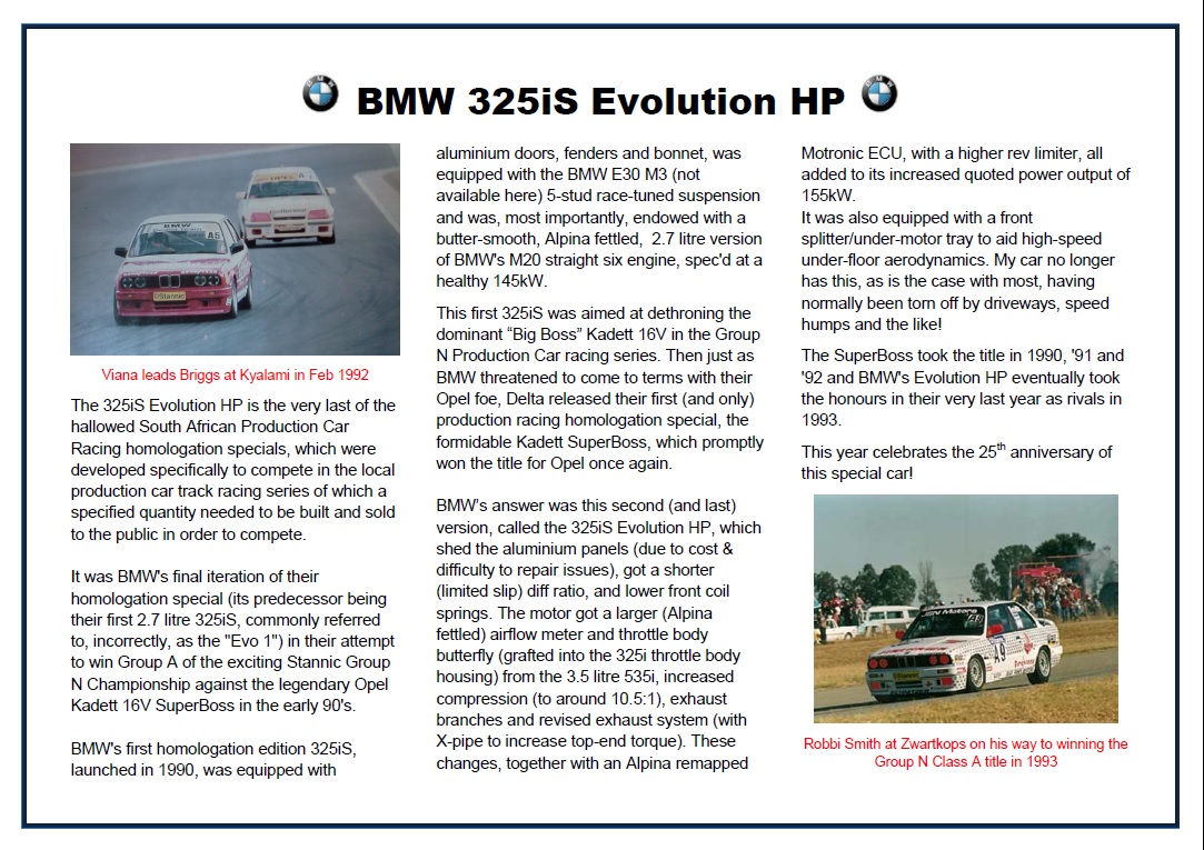 BMW 325iS Evolution HP history.jpg
